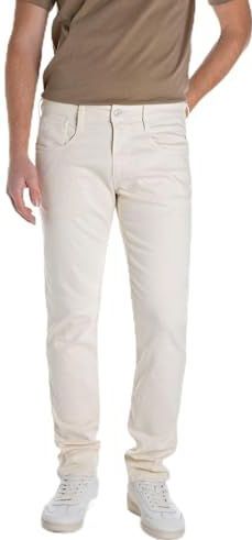 Replay Heren slim fit jeans Anbass, 300 ivoor, 33W / 32L
