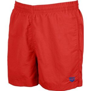 arena Heren zwemshort Fundamentals Sides Vent Boxer (sneldrogend, zijzakken, trekkoord, robuust), rood (Shiny Red-Pix Blue), L