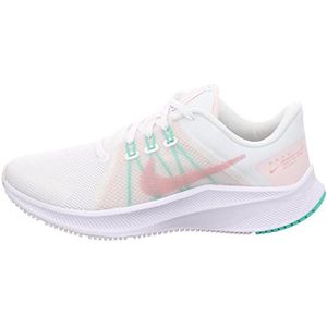 Nike WMNS Quest 4 Sneakers voor dames, wit-roze., 38 EU