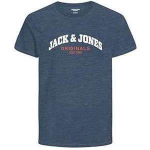 JACK & JONES T-shirt voor heren, Navy Blazer/Detail: melange, S
