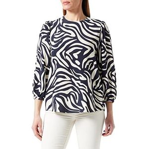 Seidensticker Dames Regular Fit lange mouwen Blouse, donkerblauw, 36, donkerblauw, 36