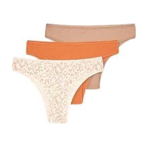 Dagi Multicolor Fashion Gebreide Braziliaanse Regular Waist Supreme Braziliaans Multicolor, XL, Meerkleurig, XL