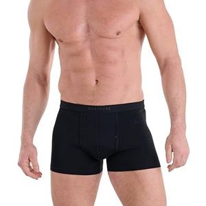 Navigare Boxershorts voor heren, verpakking van 6 stuks, elastisch jersey, katoen, nieuwe collectie 2025, wit/zwart/gesorteerd, Zwart, L