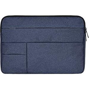 Baomasir Sleeve Case Oxford-stof waterafstotende laptophoes compatibel 13-13,3 inch MacBook Pro/Air, multi-objecttas, grote capaciteit, donkerblauw