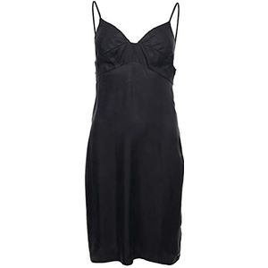 Superdry Dress Cupro Cami Dress Black 34 Damesjurk, Zwart, 32