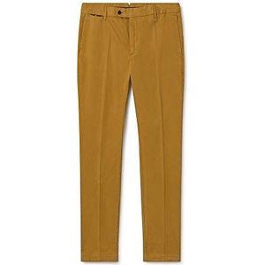 Hackett London Heren Straight Jeans Core Kensington, Geel (Mustard 079), 37W x 32L