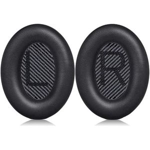 YISH Vervangende Oorkussens voor Bose QuietComfort 35: Proteïneleren Hoofdtelefoon met Traagschuim | Vervangende Pads voor Bose QC35, QC35 II, QC45, Ae2, Ae2i, Ae2w