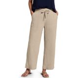 STREET ONE Damesbroek met brede pijpen, Coastal Beige, 34W / 28L