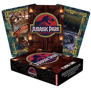 AQUARIUS Jurassic Park speelkaarten - Jurassic Park Themed kaartspel voor uw favoriete kaartspellen - Officieel gelicentieerde Jurassic Park Merchandise & Collectibles, 2,5 x 3,5