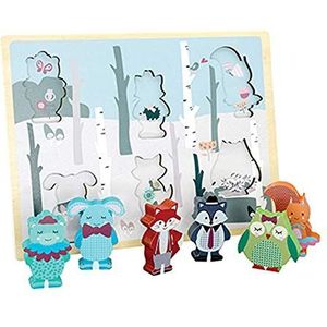 Barbo Toys 5987 'Forest Friends geschoven ""puzzel, 30 x 23 cm