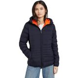 G-Starvoor vrouwen. D25191-D713-3873 Lichtgewicht gewatteerd jack met capuchon marine (XS), Casual, Duurzaam, Gerecycled nylon, Marineblauw