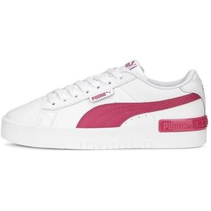 PUMA Jada Jr Sneaker voor meisjes, Puma Wit Gloeiend Roze, 37.5 EU