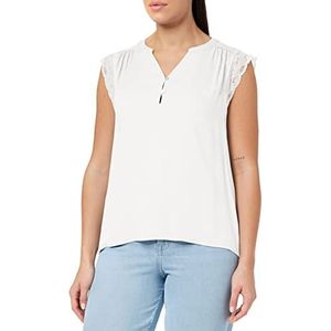 ONLY OnLNINA Capsleeve Top WVN T-shirt, Cloud Dancer, XS