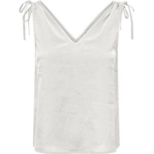 Onlnova Life Elite S/L Ruching Top Solid, cloud dancer, S