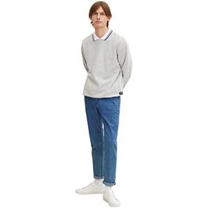 TOM TAILOR Uomini Josh Regular Slim broek in jeans-look 1031268, 10113 - Clean Mid Stone Blue Denim, 31W / 34L