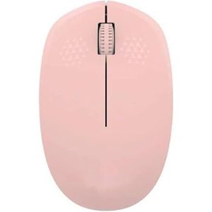 Draadloze muis, 1000 dpi, 3 knoppen, ergonomisch design, roze, stabiele verbinding