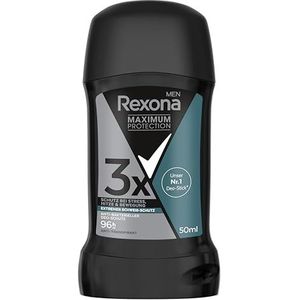 Rexona Men Maximum Protection deo-Stick, antibacteriële deodorant, 96 uur bescherming tegen zweet en lichaamsgeur, 50 ml