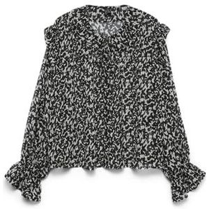 VERO MODA - VMPETRA - Blouse - Zwart / Wit