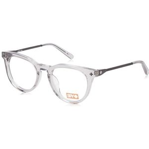 Spy Uniseks bril voor volwassenen, kristal, rokerig, geborsteld, zwart, 52