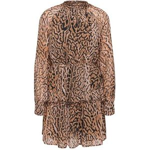 Onlisabella - Korte Jurk - Hoge Hals - Lange Mouwen - Regular Fit