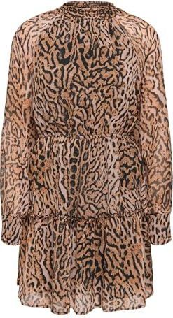 Onlisabella - Korte Jurk - Hoge Hals - Lange Mouwen - Regular Fit