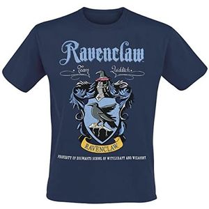 HARRY POTTER Ravenclaw T-shirt voor heren, blauw, regular, Blauw, XL