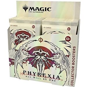 Magic: The Gathering Phyrexia: All Will Be One Collector Booster Box, 12 verpakkingen (Engelse versie)