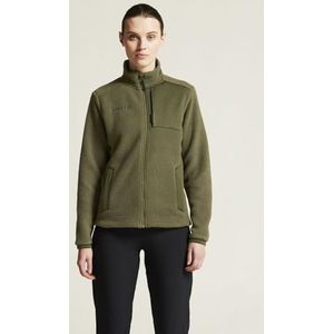 Craft ADV Explore Pille Fleecejack voor dames, M, rift, gerecycled materiaal, borstzakken met ritssluiting, sweatjack voor dames, Activewear voor dames