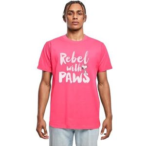 MERCHCODE T-shirt voor heren, Roze hibiscus., XS