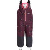 Jack Wolfskin Gleely 2L Ins Print Bib K wandelbroek, leigroen, 8-9 jaar, uniseks kinderen, leigroen