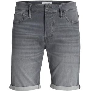 JACK&JONES PLUS heren jeansshorts, Grey denim, 42