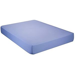 Pikolin Home - Beddengoedset, 100% katoen, 150 draden, extra ademend, voor bedden met een breedte van 135 cm, blauw