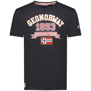Geographical Norway Jollegio_Heren T-shirt, Zwart, M