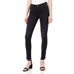 Replay Dames Jeans New Luz Skinny-Fit Hyperflex Hyper Cloud met stretch, Zwart 098, 29W / 30L