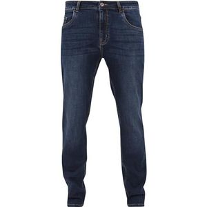 Urban Classics Stretch denim broek voor heren, dark blue, 30W / 31L