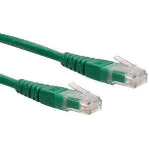 Roline Lan Cable Cat 6 - Utp Ethernet netwerkkabel met Rj45 Connector Groen 0,3 M