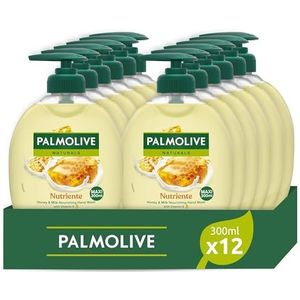 Palmolive Naturals Vloeibare zeep voor handen, melk en honing, 300 ml, 96% biologisch afbreekbare formule, met hydraterende melk, zachte formule, recyclebare fles, dermatologisch getest