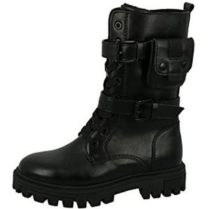TOM TAILOR 4273707 halflange laarzen voor meisjes, zwart, 39 EU