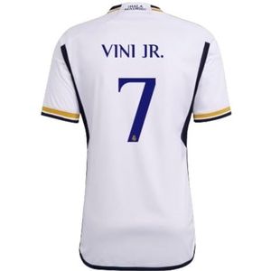 Real Madrid Kit Gara Home Jeugd naamset naam en nummer VINICIUS 20 Stagione 2022/2023, Youth, Black/Purple
