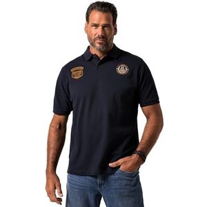 JP1880 heren grote maten grote maten herenkleding L-8XL JP1880 poloshirt, halve mouw, piqué, badges, tot 8 XL