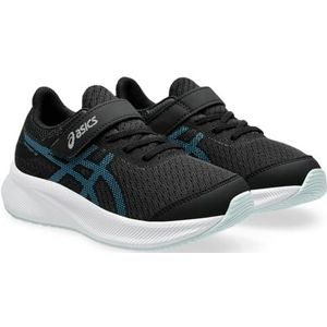 Asics Patriot 13 PS Sneaker, 1.5 UK, Zwart Teal Blauw, 33.5 EU
