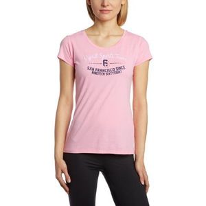 ESPRIT Sports Dames T-shirt, F88501, roze (pink Rose 691), 38