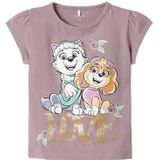 Paw Patrol - T-shirt - Met Rubberen Print - Korte Mouwen - Glitter Detail