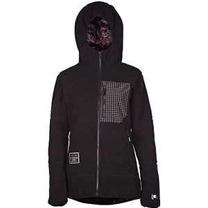 L1 Premium Goods Dames Genesee W JKT Fleece Jacket, Black/Black Check, S