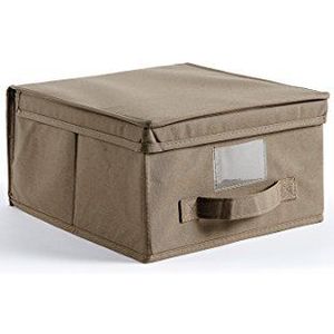 Fill 21202 Cottonbox opbergbox 28 x 30 x 15,5 cm, taupe
