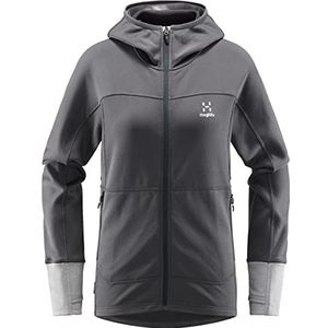 Haglöfs Betula Hood fleecevoering voor dames, Magneti/Beton, M