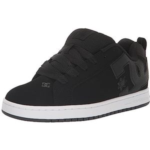 DC Shoes Heren Court Graffik Skate Schoen, Zwart Zwart Wit, 44.5 EU