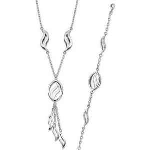 Orphelia dames sieradenset Pure Collection 925 sterling zilver ketting 43 cm armband 19 cm SET-047