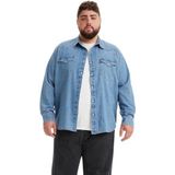 Levi's - Plus Jeans - Overhemd - Franklin Stone Wash - In Westernstijl