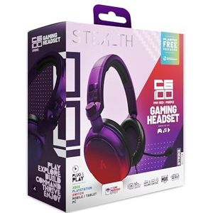 Stealth C6-100 STRIKE - Gaming Headset - Rood/Paars - Xbox/PS4/PS5/Switch/PC